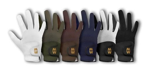 Macwet Mesh Equestrian Gloves-Short Cuff
