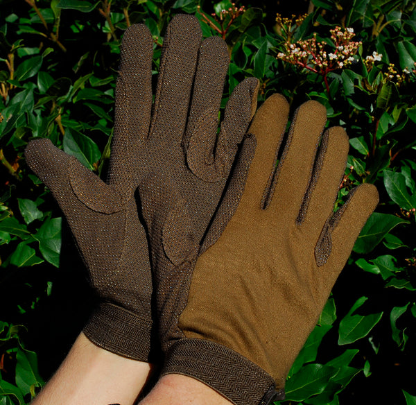 Rhinegold Cotton Pimple Palm Gloves