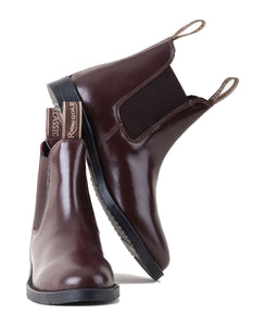 Rhinegold Childrens Classic Leather Jodhpur Boots